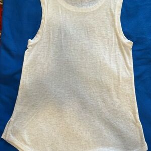 Athleta White Tank Top Lightweight Sleeveless
